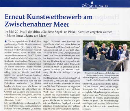 Goldenes Segel Pressespiegel 