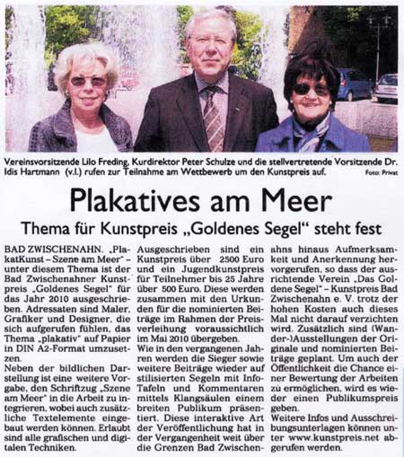 Goldenes Segel Pressespiegel