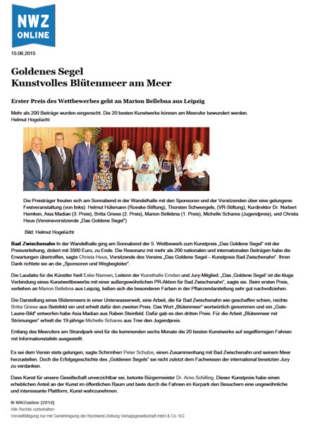 Goldenes Segel Pressespiegel 