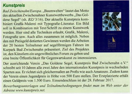 Goldenes Segel Pressespiegel 