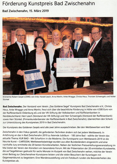 Goldenes Segel Pressespiegel 