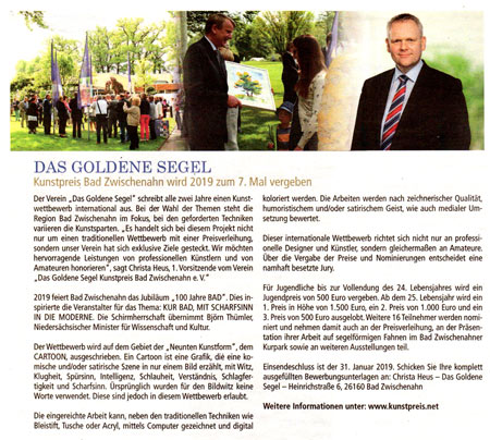 Goldenes Segel Pressespiegel 