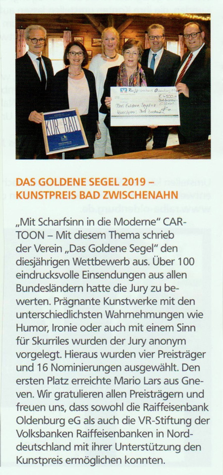 Goldenes Segel Pressespiegel 