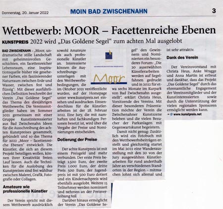 Goldenes Segel Pressespiegel 