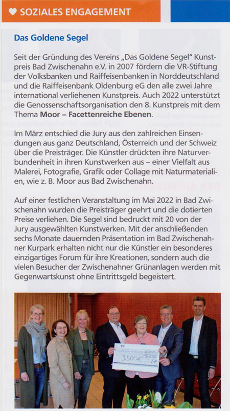 Goldenes Segel Pressespiegel 