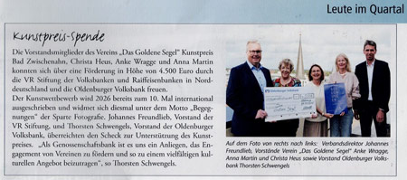 Goldenes Segel Pressespiegel Goldenes Segel Pressespiegel